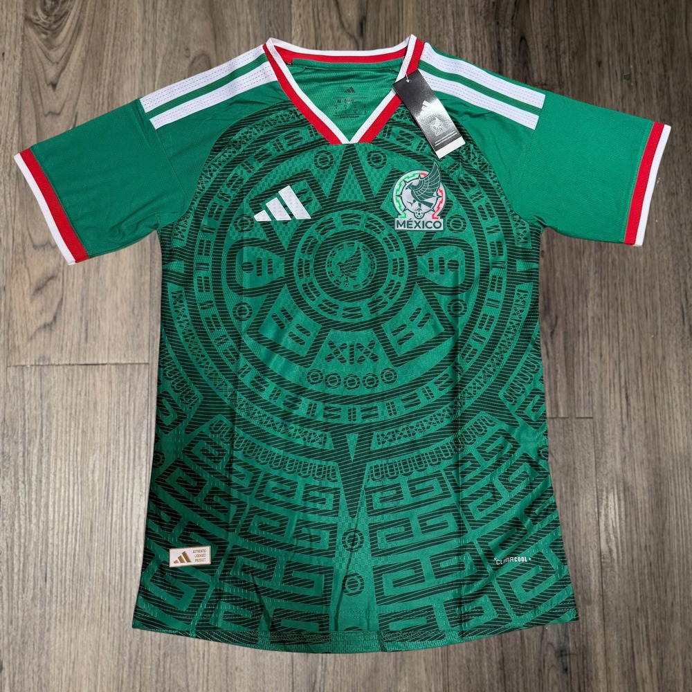 Adidas Mexico 2026 Home Jersey Size Medium Green Slim Fit NWT